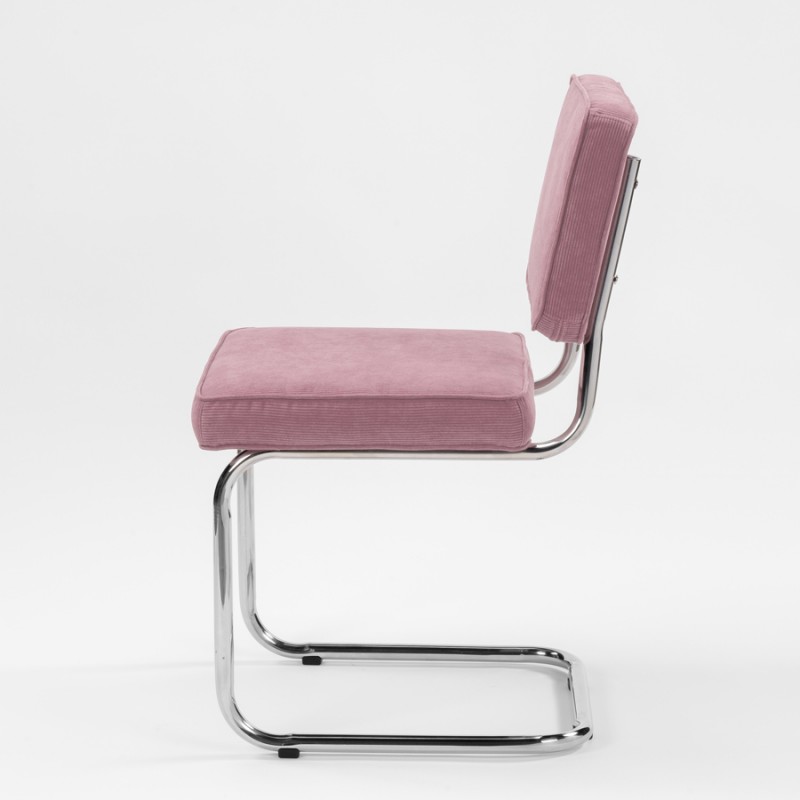 Bruut Ridge Rib stoel antique Pink