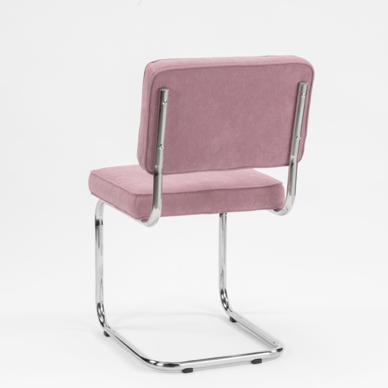 Bruut Ridge Rib stoel antique Pink