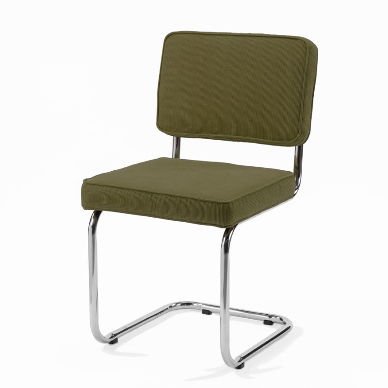Bruut Ridge Rib chair Armygreen