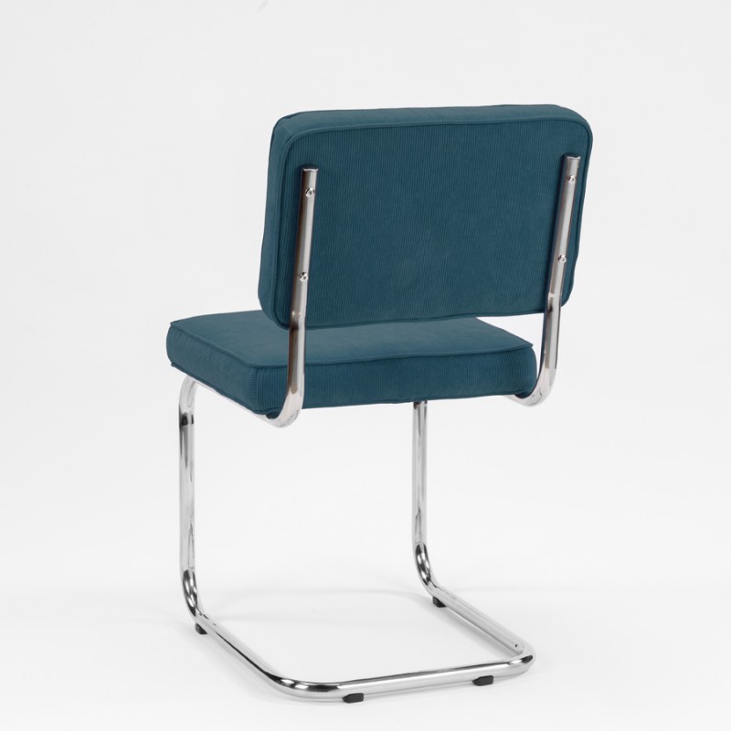 Bruut Ridge Rib chair Petrol