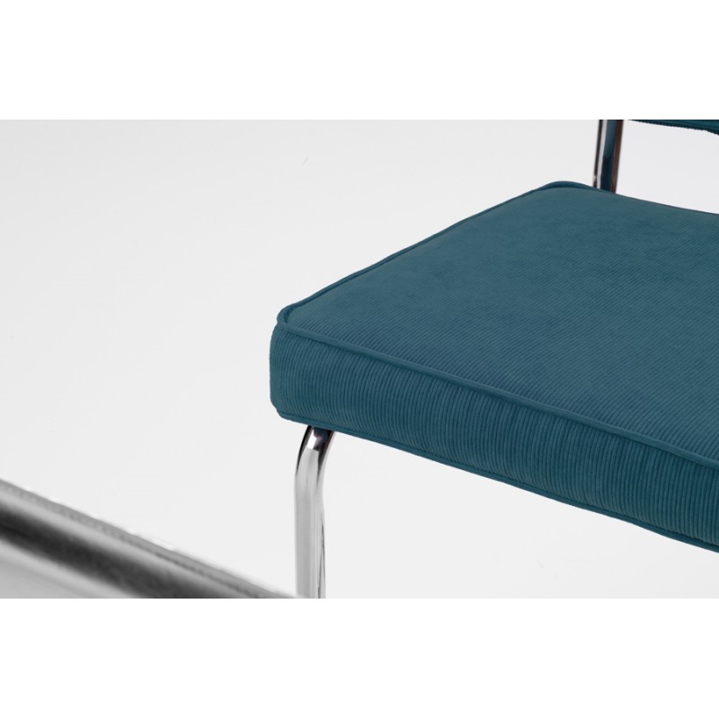 Bruut Ridge Rib chair Petrol