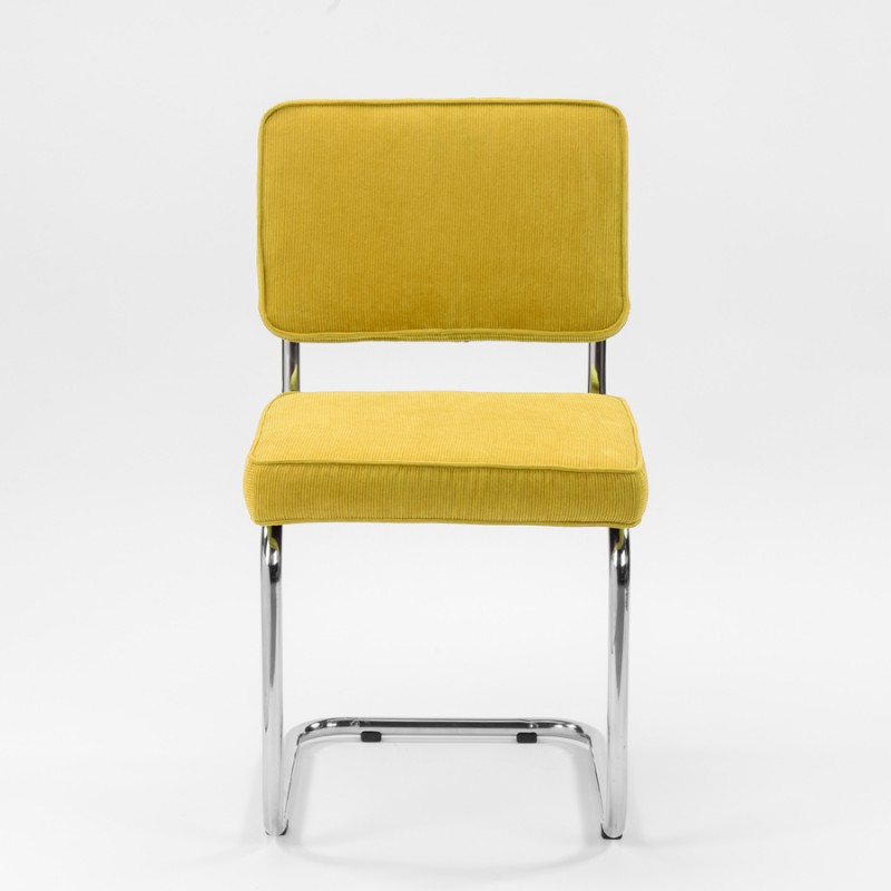 Bruut Ridge Rib chair Yellow