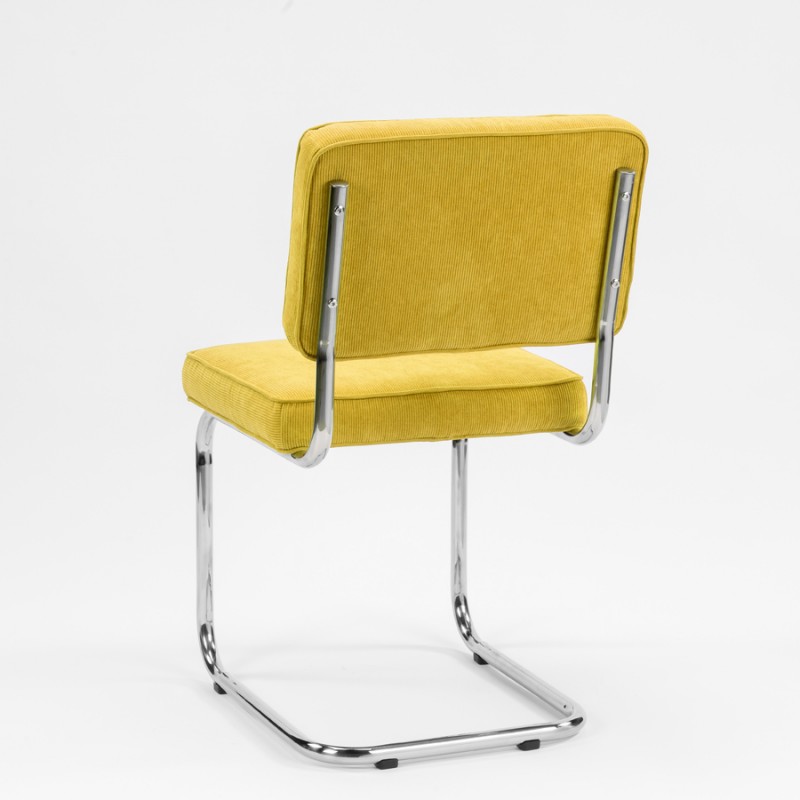 Bruut Ridge Rib chair Yellow