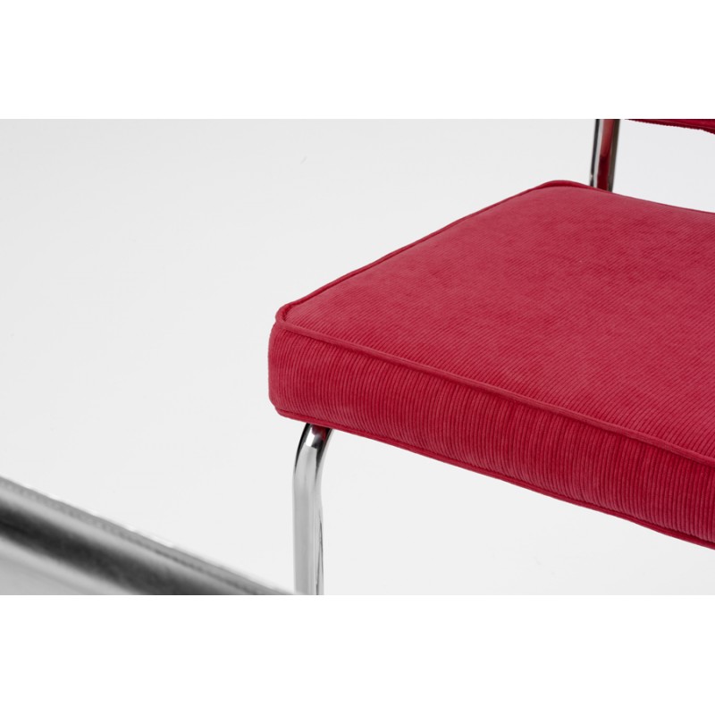 Bruut Ridge Rib chair Red