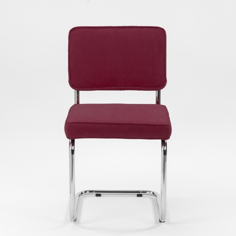Bruut Ridge Rib chair Bordeaux