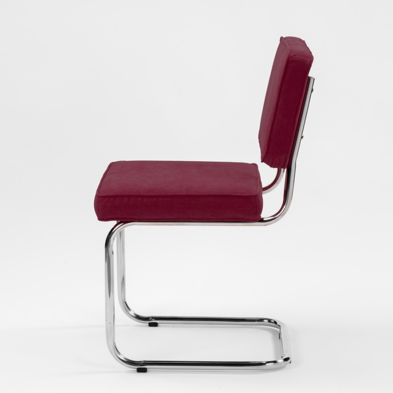 Bruut Ridge Rib chair Bordeaux