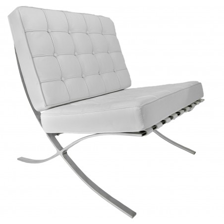 Barcelona Chair - Premium White