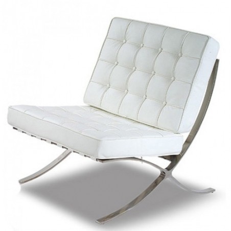 Barcelona Chair - Premium White