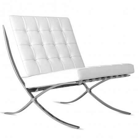 Barcelona Chair - Premium White