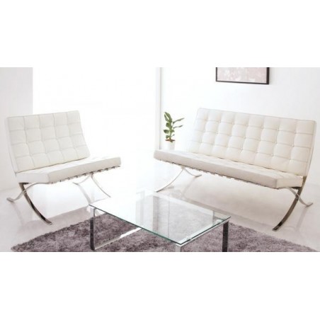 Barcelona Chair - Premium White