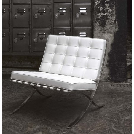 Barcelona Chair - Premium White