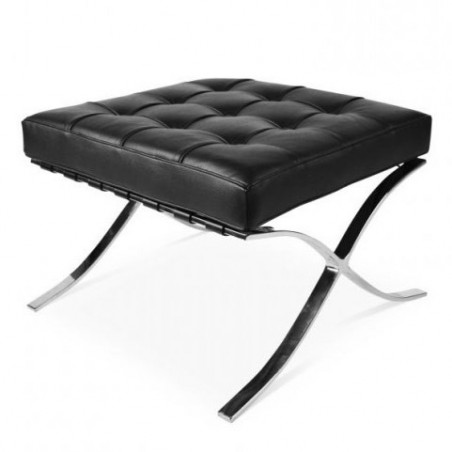 Barcelona Ottoman Black - Premium