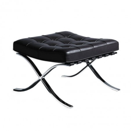 Barcelona Ottoman Black - Premium