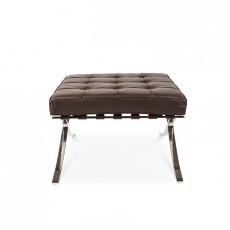 Barcelona Hocker Darkbrown - Premium